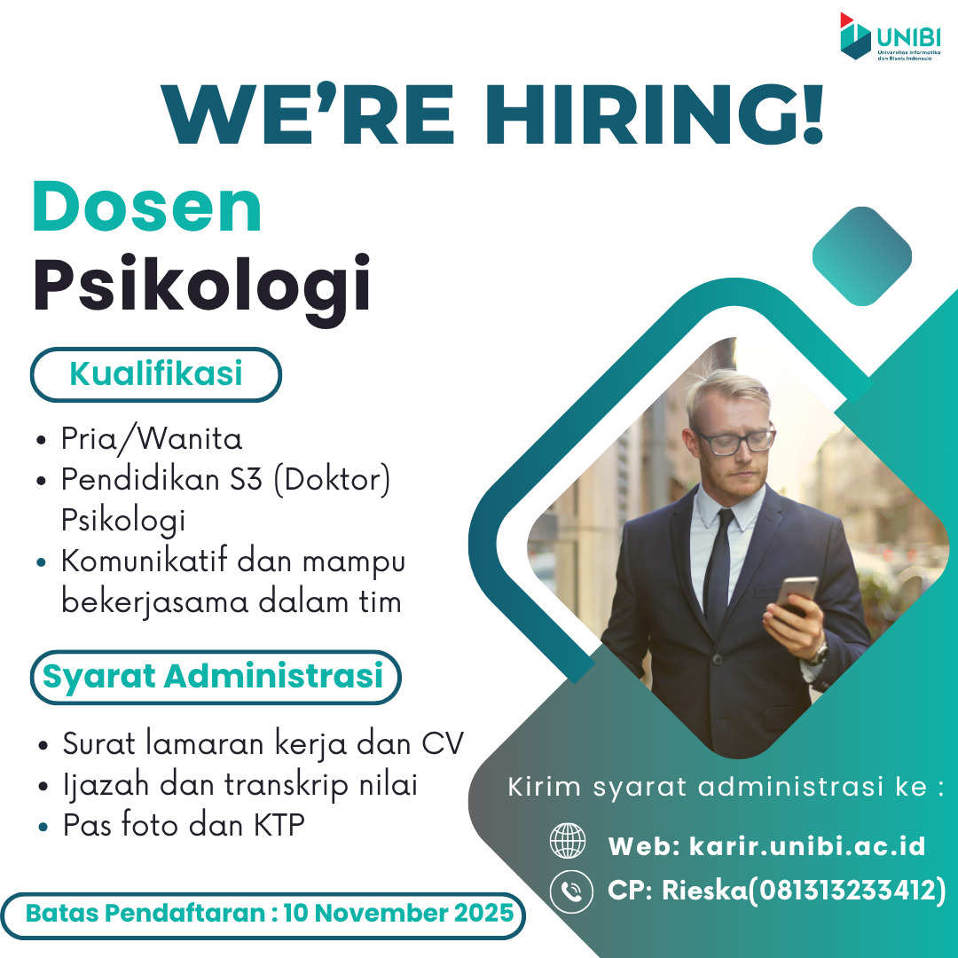 Dosen Psikologi- UNIBI